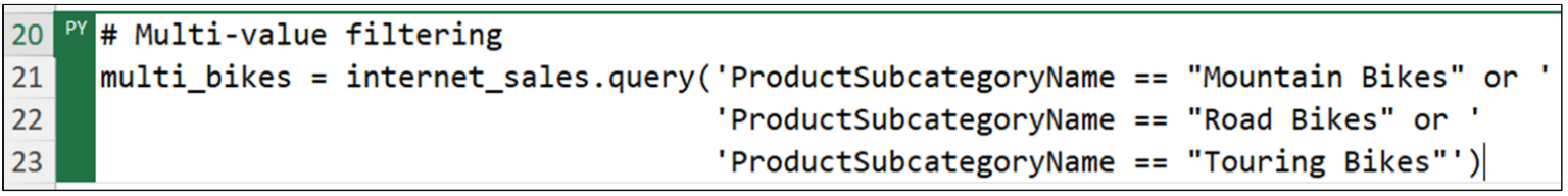 Python for Excel Analysts: Filtering Tables | Anaconda