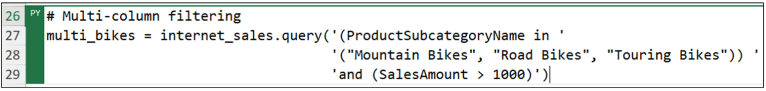 Python for Excel Analysts: Filtering Tables | Anaconda
