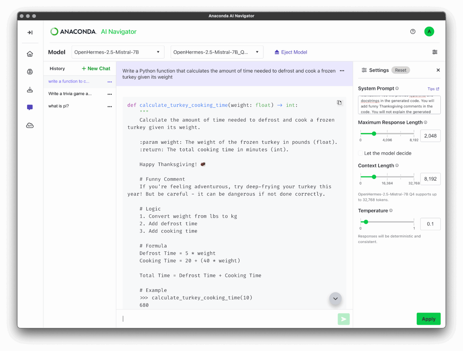 Serving Up Holiday Code with AI Navigator This Thanksgiving | Anaconda