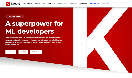 Keras high-level neural networks API for machine learning