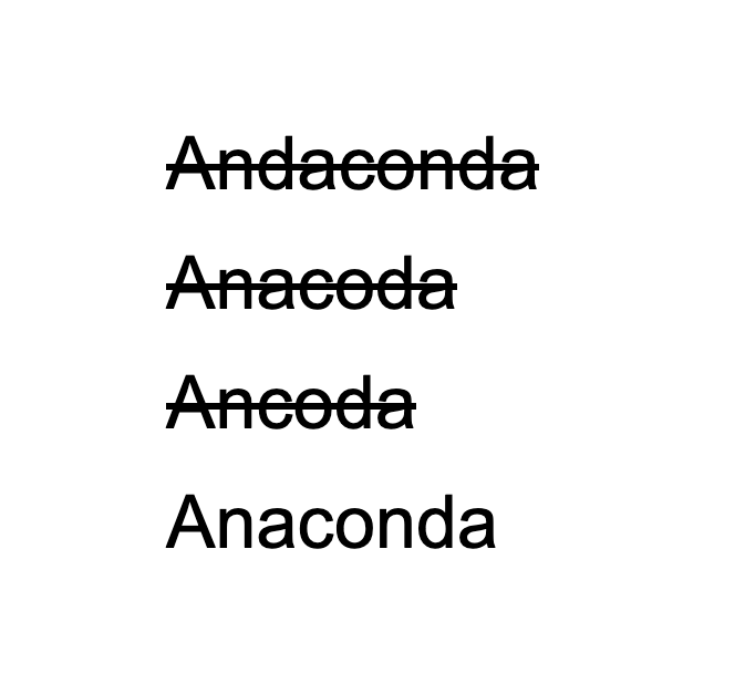 Misspelling